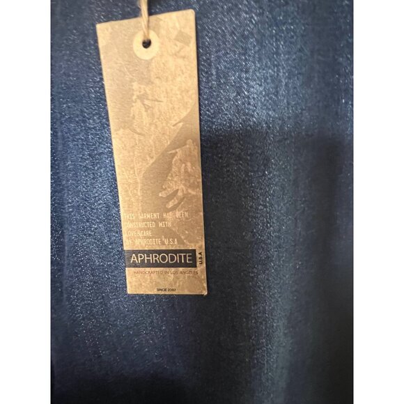 NWT Aphrodite women’s blue jeans size 3XL distressed back pockets stretch high w - Picture 9 of 12